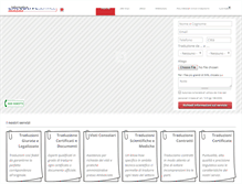 Tablet Screenshot of executivetraduzioni.com